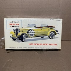 Vintage #4859-500 Hubley 1930 Packard Sport Phaeton Metal Model Kit