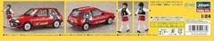 Hasegawa 1/24 Toyota Starlet EP71 Si-Limited Rei Hazumi Figure SP633 Anime Model