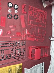 LIndberg 1:25 LIttle Red Wagon Model Kit # 72158 Please check photos