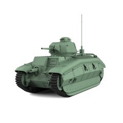 SSMODEL SS35652 1/35 Military Model Kit France B1 Heavy Tank (Phase III)