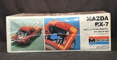 Vintage 1979 Monogram Mazda RX-7 1/24 Model Kit 2257 Sealed Box Molded Red
