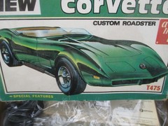 1976 New Corvette Custom Roadster AMT T475 1:25 Kit 🔥 BAGS SEALED MORE LISTED