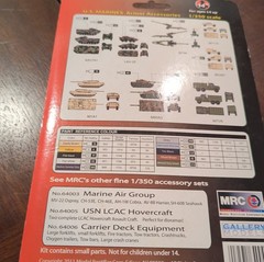 MRC Gallery Models 64004 US Marines Armor Accessories 1/350 Scale Model Kit NEW