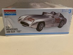 VINTAGE Monogram Mercedes 300 SLR 722 Plastic Model Kit 1:24 skill 3 NEW/SEALED