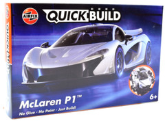 Airfix QUICK BUILD White McLaren P1 Snap Together Model Car Kit J6028
