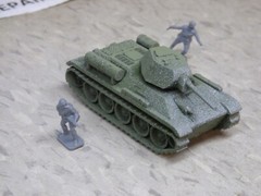 MIR / Roco Minitank Compatible WWII Russian T-34/76 & Airfix Soldiers Lot#7401B©