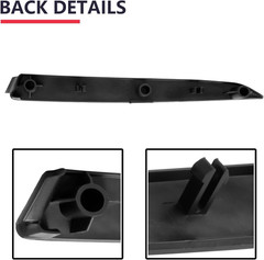 Front Headlight Headlamp Trim Black Driver Passenger Pair Fit for 2013 2014 2015