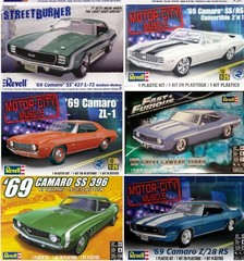 1969 Camaro RADIATOR , SHROUD & HOSES from Revell 1:25 Model Kit 69