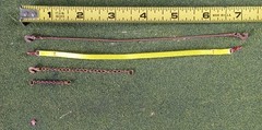 Tow Strap, Weathered Tow Cable, And 2 Chains For Tow Truck Or Shop Diorama 1/24