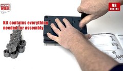 V8 Engine Replica Model – Educational DIY Kit with Sounds and Illumination