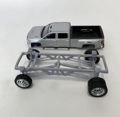 1:64 Lifted Truck Frame For Chevy Dually(Body And Wheels Not Included)