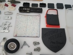 Vintage Assortment of Model Junkyard Parts & Vintage Directions