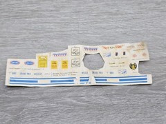 Vintage Lot of Original Model Kit Stickers Decals Water Transfers 1960s