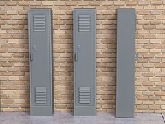 1/24 1/25 Scale Locker Set – For car garage or workshop diorama (set of 3)