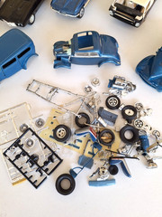 Model Car Junkyard Plastic 1/24 1/25 Scale Gassers Truck Vette