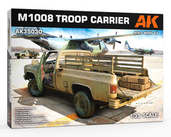 Ak Interactive 1/35 CHEVY PICK UP TRUCK M1008 Troop Carrier Model Kit #AK35030