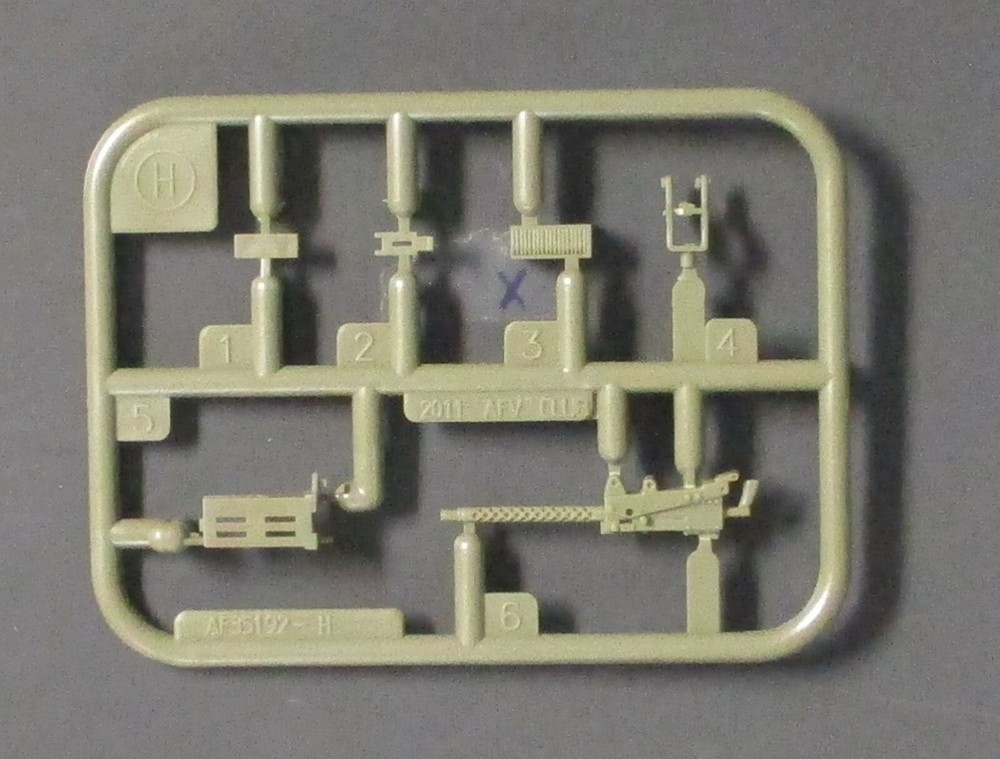 AFV Club 1/35 Scale IDF Shot Kal 1973 – Parts Tree H from Kit No. AF35124