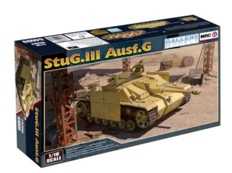 Gallery Models 1/16 StuG III Ausf G Tank w/Armor Side Skirts (Plastic Kit)