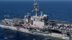 NEW 1 /700 island structure of the U.S. Nimitz-class aircraft carrier Unpainted