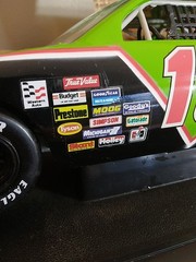 VTG Dale Jarrett #18 1:24 Interstate Batteries Chevrolet Lumina NASCAR W/Stand