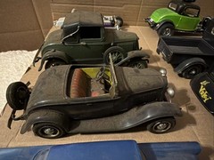 Lot Of 18 Vintage Junkyard Models Smaller Scales Need Work Parts Missing