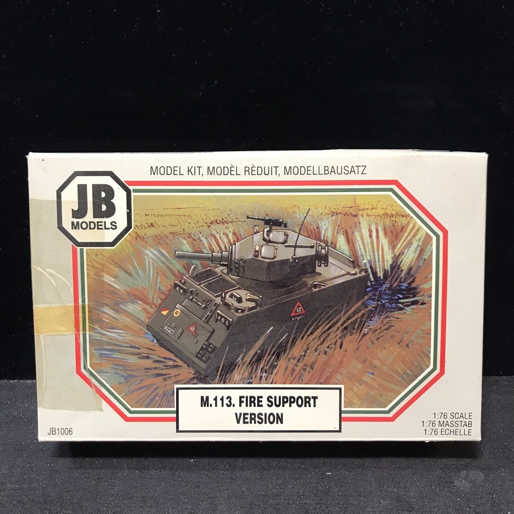 JB Models 1:76 Scale M.113 Fire Support Version Tank Model Kit NIB JB1006