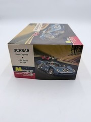 Monogram Scarab Rear Engined 1/24 Plastic Model Kit Sealed Parts Open Box 1997