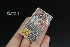 Quinta Studio 1/24 1/25 Metal License Plates CA CO NV WA HI WY MT ID Photoetch
