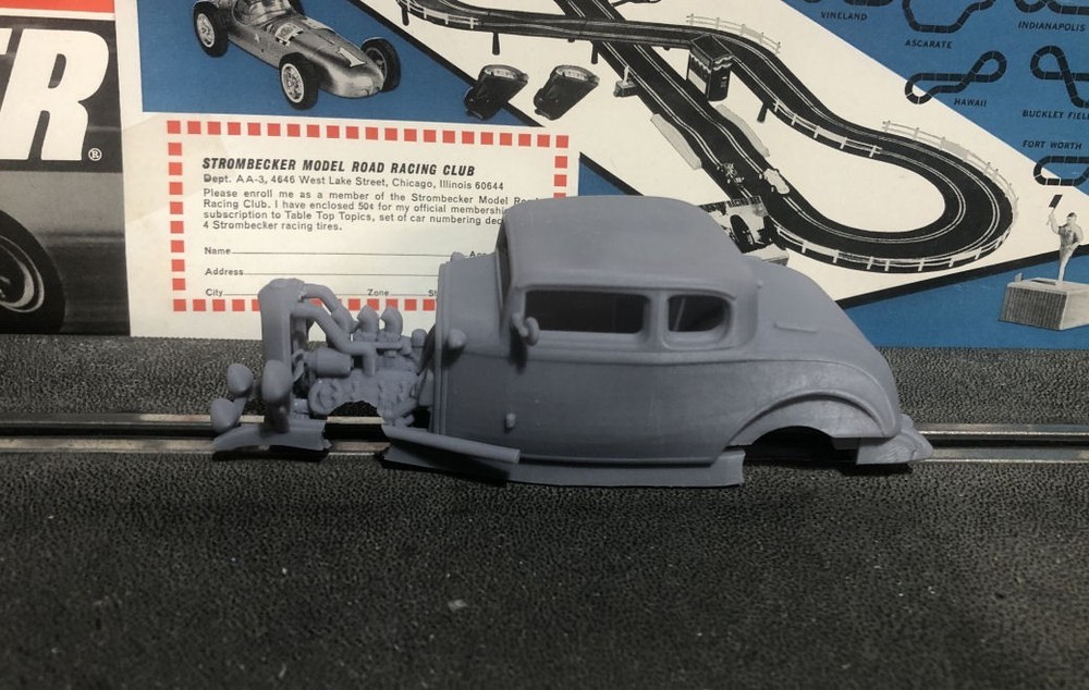 3D Resin Body Print in 1/32 scale of a 1932 Ford Hot Rod