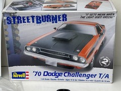 Revell #85-2596, 1970 Dodge Challenger T/A Model Kit with Box
