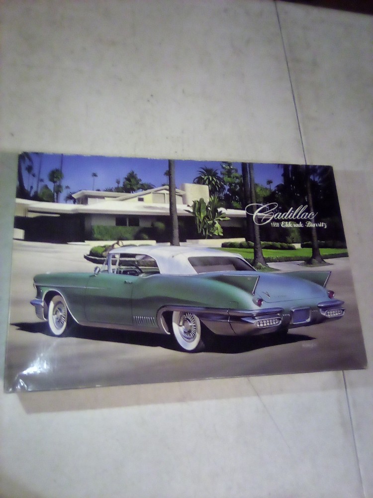 A6D 1958 Cadillac Eldorado Biarritz Soft Top Imex 1:24 Model Kit 31002 Open Box
