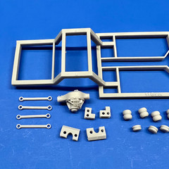 V0 C1500 Drop Kit Frame Chassis w/ Suspension for Chevy Kits 1/25