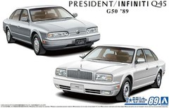 Aoshima 1/24 Kit Nissan G50 President JS / Infiniti Q45 1989 Selectable JP 8865