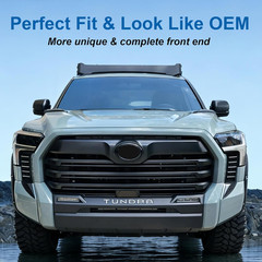 Front Side Headlight Grille Patch Decors Compatible with 2026 2025 2024 2023 202