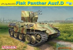 Dragon 6899 1/35 ‘39-45’ SERIES s.Pz.Jp.Abt.653 Flak Panther Ausf.D TANK MODEL