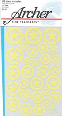 Archer US Stars In Circles Yellow 35048Y