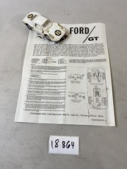 Strombecker Ford GT slot racing racer tou custom model scale manual 18B64