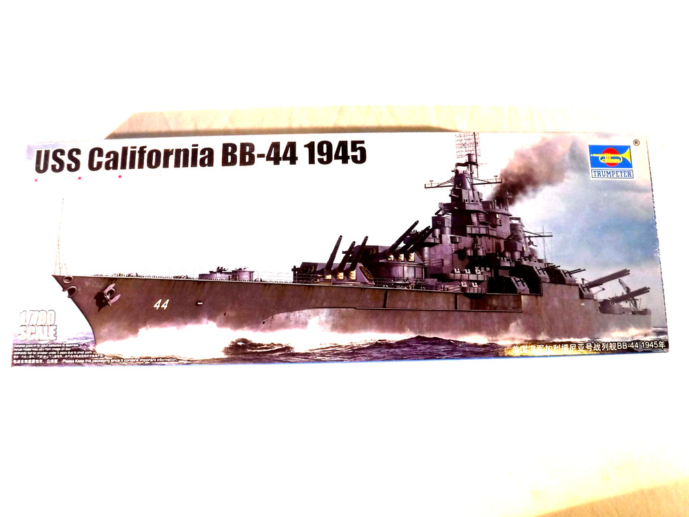 1/700 Trumpeter WWII US Navy USS California BB 44 “1945” PE & Clear Parts #05784