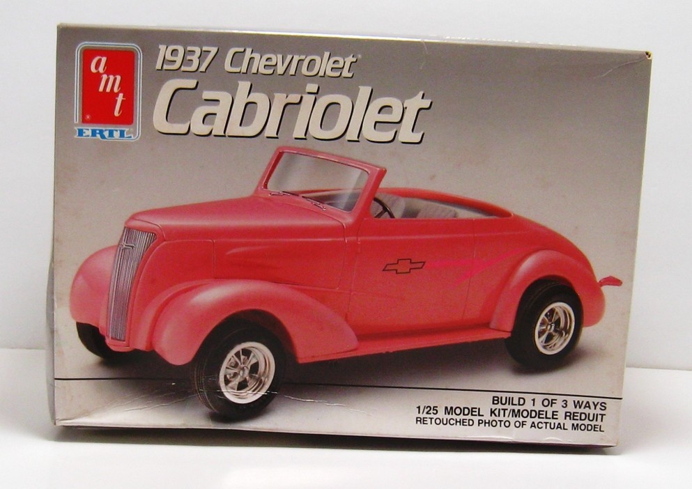 JUNK YARD, 94 PARTS STASH, FOR ’37 CHEV ROADSTER AMT #6744 DECALS, BUMPERS etc.