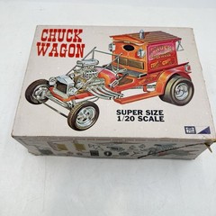 1960`S MPC “CHUCK WAGON” SHOW ROD ORIGINAL 1/20 MODEL KIT 99% Complete Box