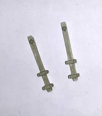 FAB Resinworks 24601 Old School Leaf Spring Ladder Traction Bars 1/25th Scale