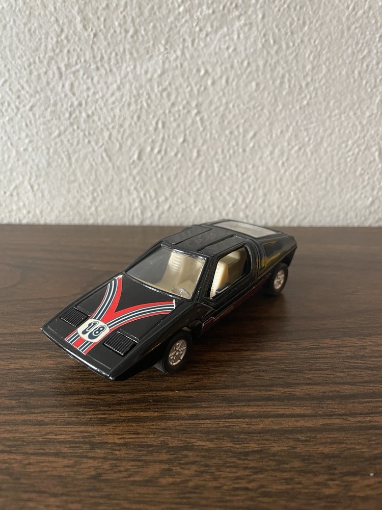 1/36 Michelotti Lazer Superior Racers Black Pull-Back Racer —Works Great!