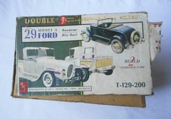 1960S AMT 3 IN 1 MODEL KIT OF 1929 FORD ROASTER BOX ONLY ORIGINAL