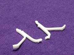 1948 Ford Coupe FRONT BUMPER BRACKETS from Revell 1:25 Model Kit 48