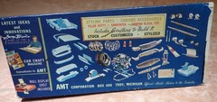 AMT 57 Ford T-Bird model kit original 60s issue 3 in 1 unbuilt screw bottom