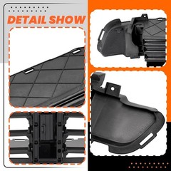 Grille Shutter Assembly Compatible with 2014-2018 Jeep Cherokee SUV Replacement