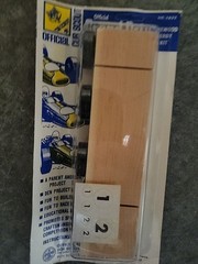Vintage Boy Scouts Pinewood Derby Car Kit Sealed JC Pennys Unpunched Nice!