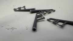 1/25 scale rat rod headers Zoomies 3d Printed Set Of 4
