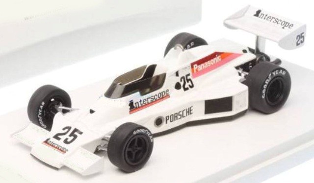 #25 Danny Ongais White Interscope Racing F1 1980 1/20th Scale Waterslide Decal