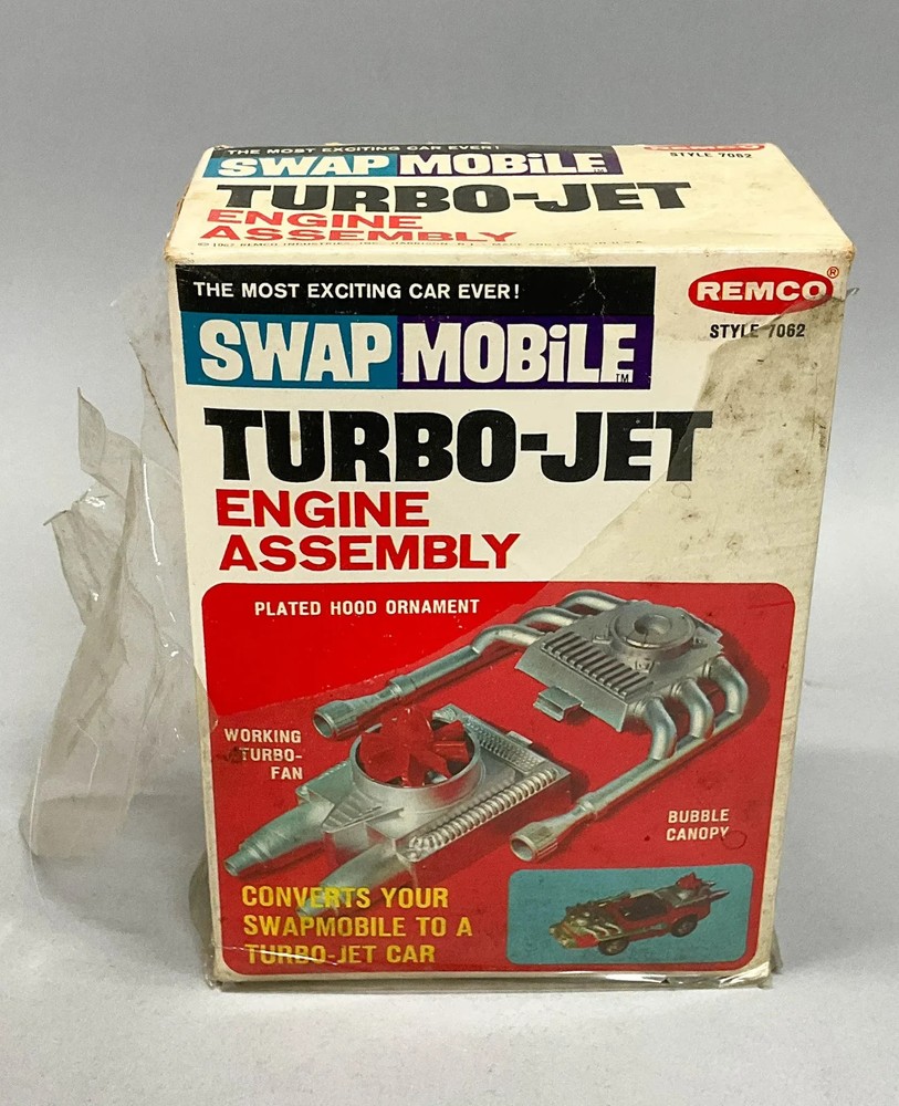 Vintage 1967 REMCO Swap Mobile Rocket Car Turbo Jet #7062~NEW/WORN BOX